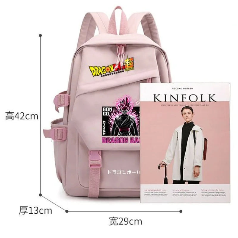 Dragon Ball animation peripheral creative cool personality Goku backpack student large capacity school bag school