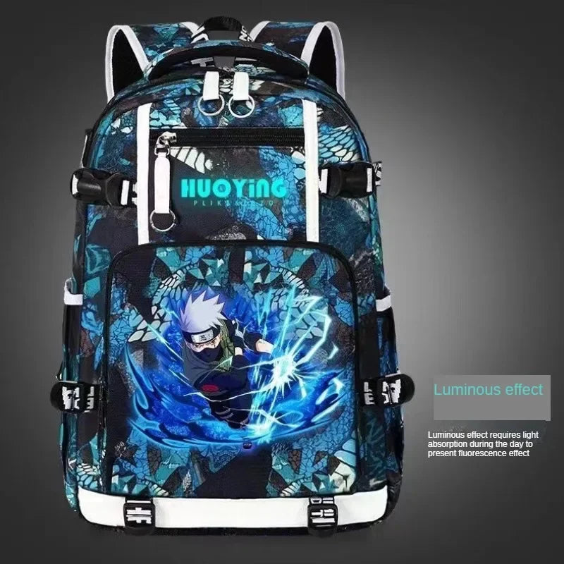 Naruto Kakashi Children School Bags Kids Backpack In Primary Schoolbag for Teenager Boys Waterproof Backpacks Book Bag