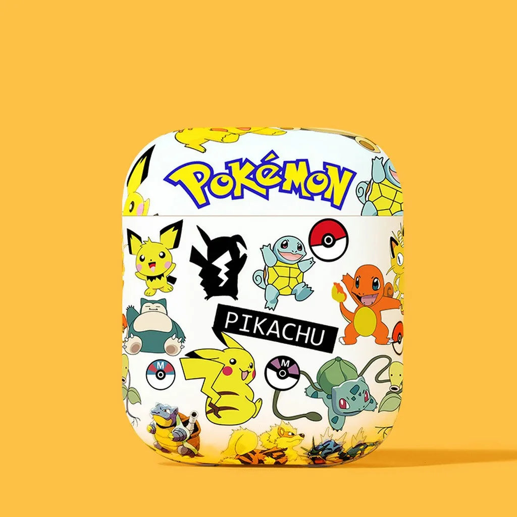 Anime Pokemon Cute Pikachu Earphone Case for Airpods 2 pro pro2 3rd 4 Cartoon Wireless Bluetooth Headphone Protective Cover