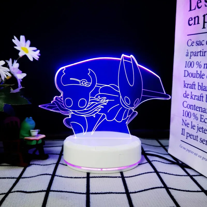 Hollow Knight Hornet Night Light Anime Fashionable Personalized Simple Desktop Decoration Stand Lamp Boy's Birthday Gift