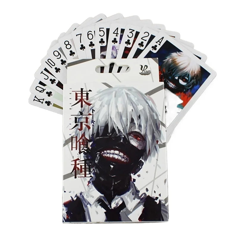 Anime Tokyo Ghoul Poker Cards Desk Playing Props Fans' Novelty Collection Accessories