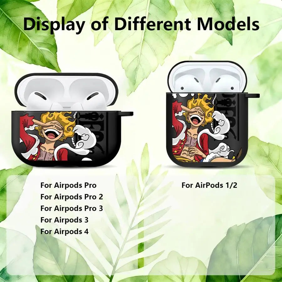 Case For Airpods 4 1 Pro 3 Pro3 Pro2 2 Earphone Cases Cover OneS LuffyS P-ieceS