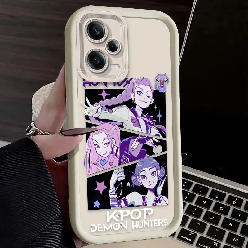 D-demon H-Hunters K-Kpop Case For Xiaomi Redmi Note 13 14 12 11 Pro Plus 5G 14S 12S 11S 10S 10 9 Redmi 14C 13C 12C 12 4G Cover