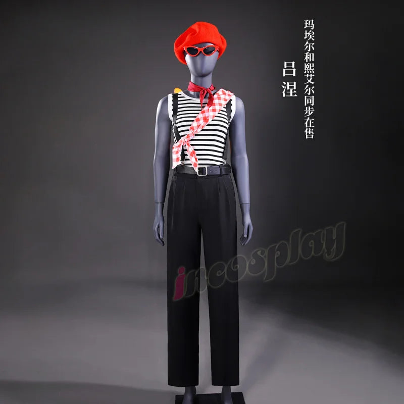 Lune Sciel Maelle baguette Cosplay Costume Clair Obscur:Expedition 33 Halloween Carnival casual uniform men women suit
