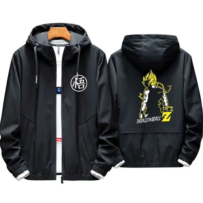 New Dragon Ball anime peripherals Goku Q version two-dimensional clothes men and women couples casual jackets gifts wholesale