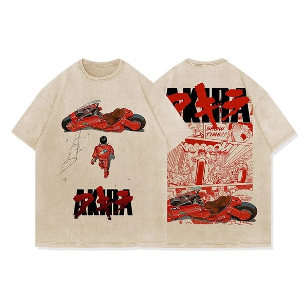 Akira Vintage-Washed T-Shirt — Graphic Tee