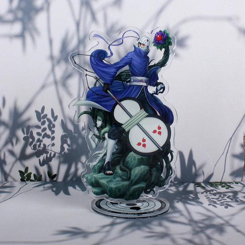 Anime Acrylic Stand Character Model Board Table Decoration Key Chain Kakashi Itachi Sasuke Lady Gift Jewelry Accessories