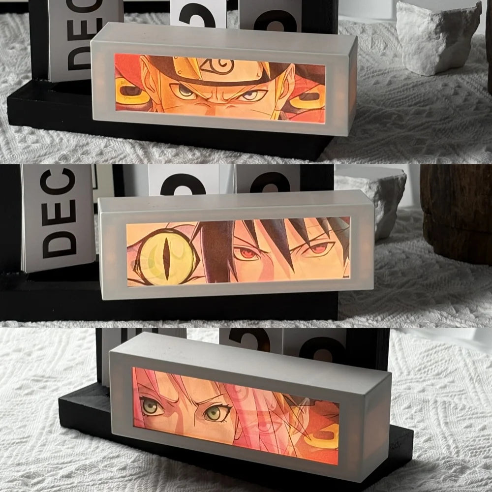 Anime 3D Motion Light Box – Manga Night Lamp for Bedroom & Gifts