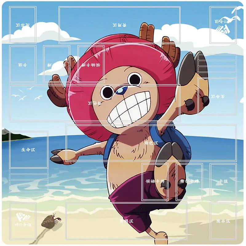 Anime Playmat DIY OPCG Two-player Card Pad New ONE PIECE Duel Plate Luffy Rubber Card Pad Battle Board Game Pad Festival Gift