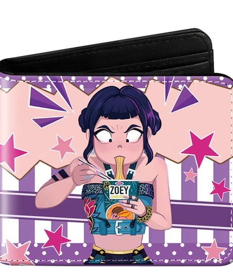 Devil Hunter Pu Anime Print Short Mini Wallet Rumi Mira Zoey Saja Boys Figure Change Storage Bag Birthday Gift