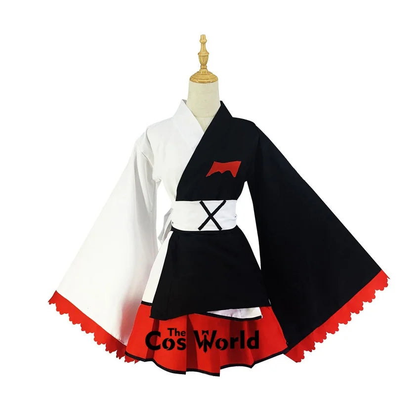 Danganronpa Monokuma Kimono Outfits Anime Game Cosplay Costumes