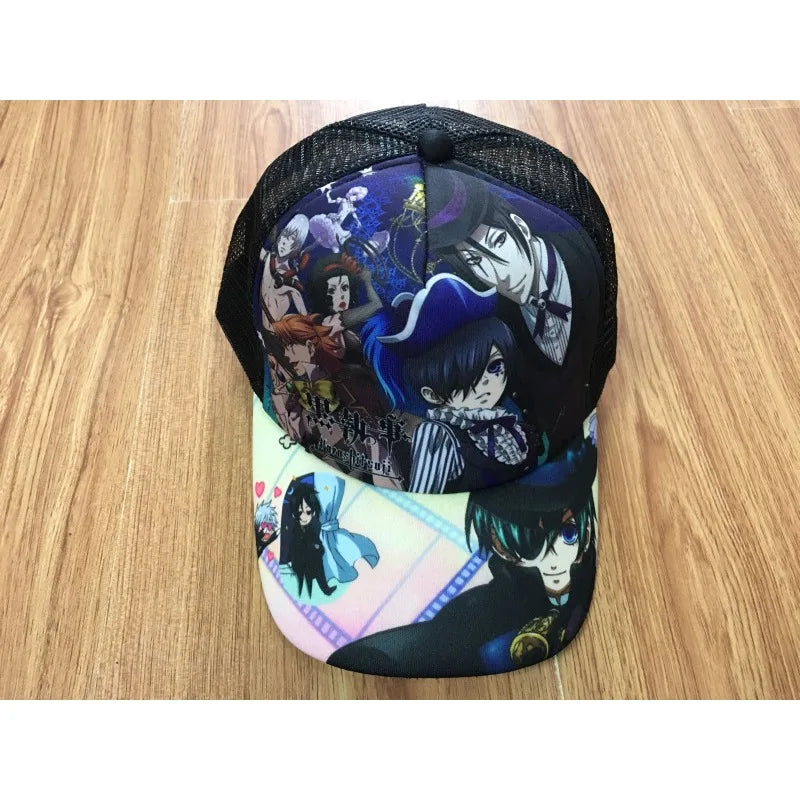 Bleach Tokyo Ghoul Fate Detective Conan Anime Baseball Cap Adjustable Summer Casual Mesh Hat
