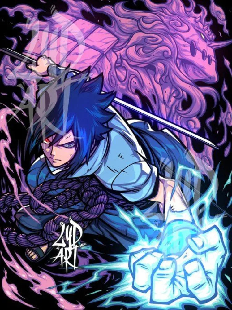 Uchiha Itachi New Diamond Painting Mosaic Naruto Cartoon Art Cross Stitch Embroidery Rhinestones Home Decor Children's Gift