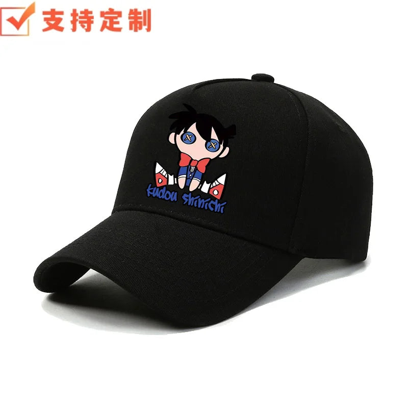 Detective Conan anime Kid the Phantom Thief sunshade baseball cap for men, outdoor casual duckbill hat, holiday gift.