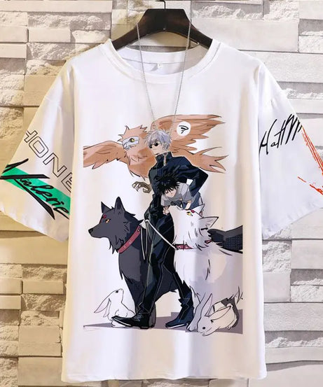 Anime Summer Jujutsu Kaisen T-Shirt Gojo Satoru Clothes Men and Women Fashion T Shirts Short Sleeves Casual Tops birthday gifts
