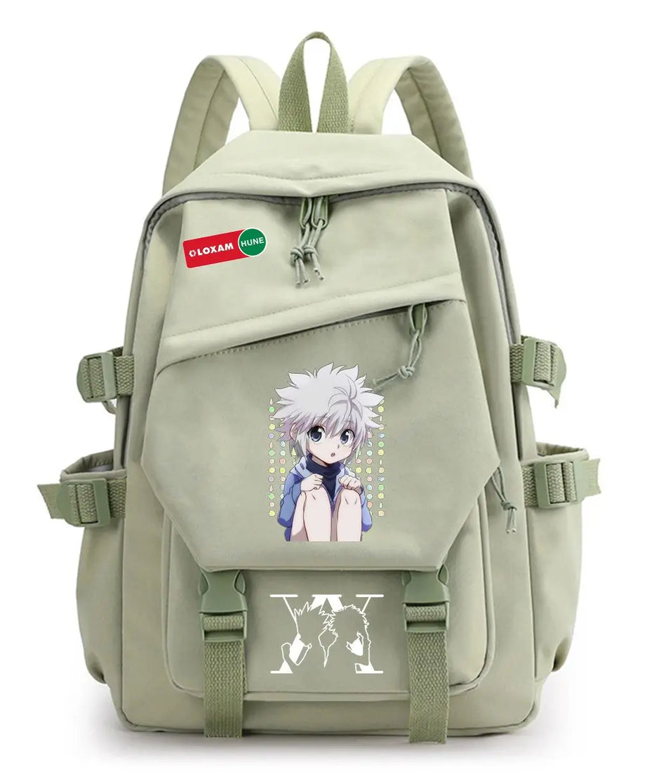 HUNTER Killua Zoldyck Hisoka anime peripheral fashion backpack personality simple student schoolbag holiday gift kawaii