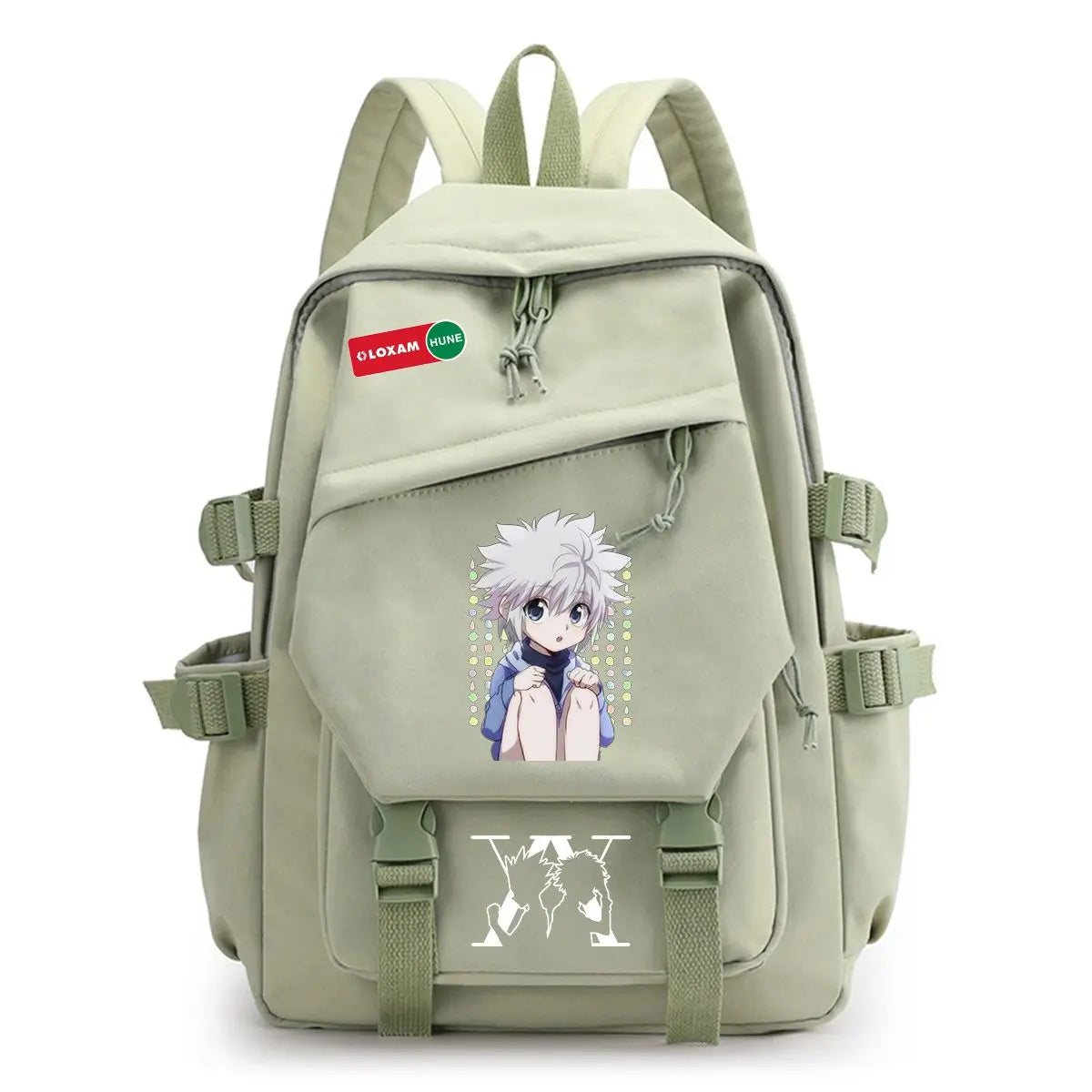 HUNTER Killua Zoldyck Hisoka anime peripheral fashion backpack personality simple student schoolbag holiday gift kawaii