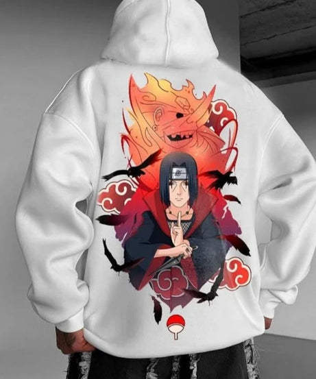 Unisex Oversized Naruto Hoodies Sweatshirt Anime Printed Men's Clothing Autumn Casual Y2k Loose Women's Long Sleeve Tops