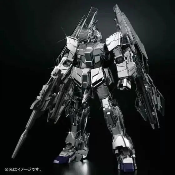 HGUC 1/144 Unicorn 03 Phenex Assembly Model Kit Action Figure Electroplated Silver Plating Mecha Toy Collection Decor Gift Toys