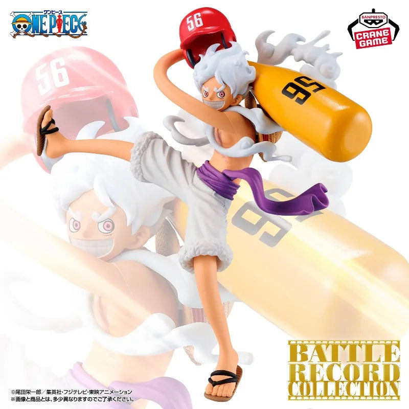 One Piece BRC Monkey D. Luffy Gear 5 II Baseball Battle Record Collection Anime Figure PVC Model Toys