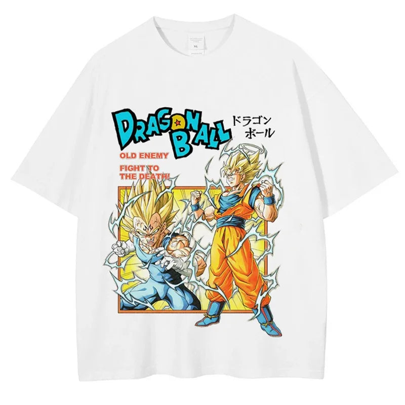 Dragon Ball Z Streetwear T-Shirt – Anime Graphic Cotton Tee