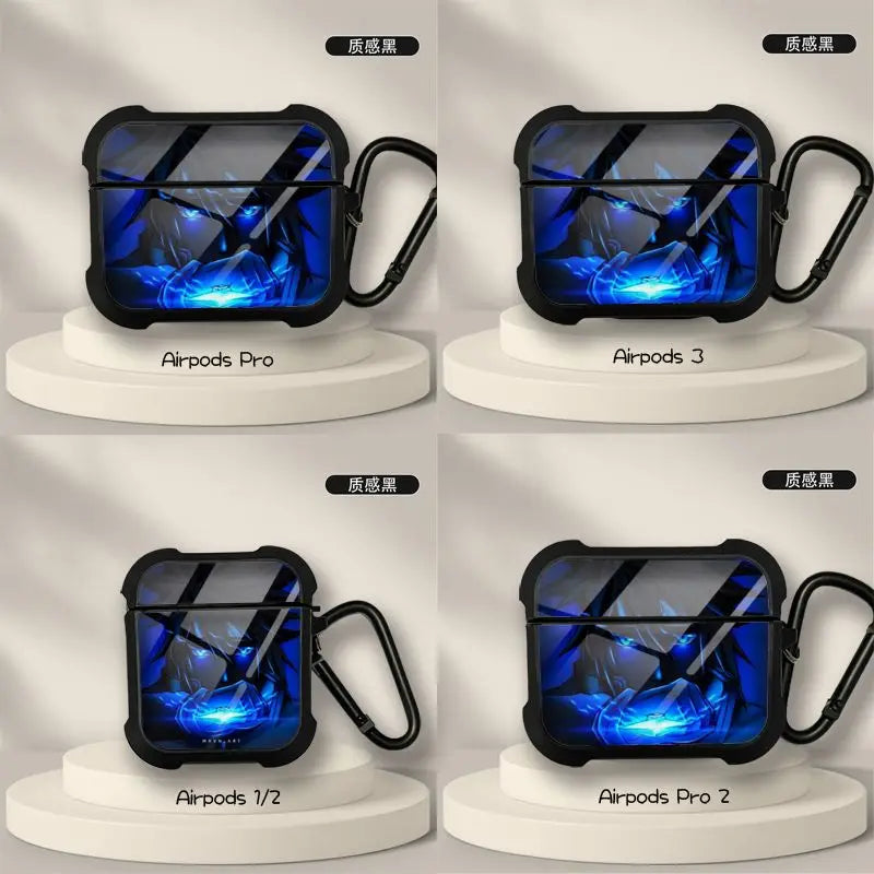 Naruto Anime AirPods Case – Sasuke & Obito Design for AirPods Pro/3