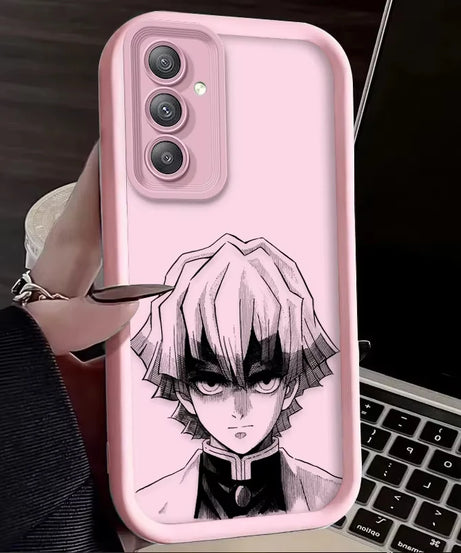 Anime A-Agatsuma Z-Zenitsu Phone Case For Samsung Galaxy A14 A15 5G S21 S22 S23 S24 S25 5G FE Plus Ultra A25 A35 A52 A53 A54 A55