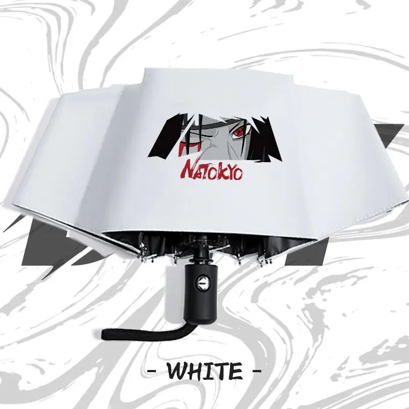 Naruto anime peripheral automatic umbrella Naruto Namikaze Minato Uchiha Itachi Kakashi Haruno Sakura sunshade umbrella gift