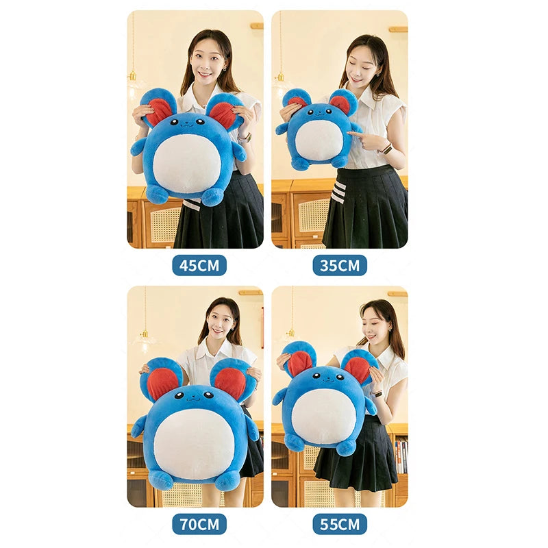 35/55/75cm Azumarill Pokemon Large Plush Toy Anime Doll Cute Giant Pokémon Cute Stuffed Plushie Pillow Gift for Children