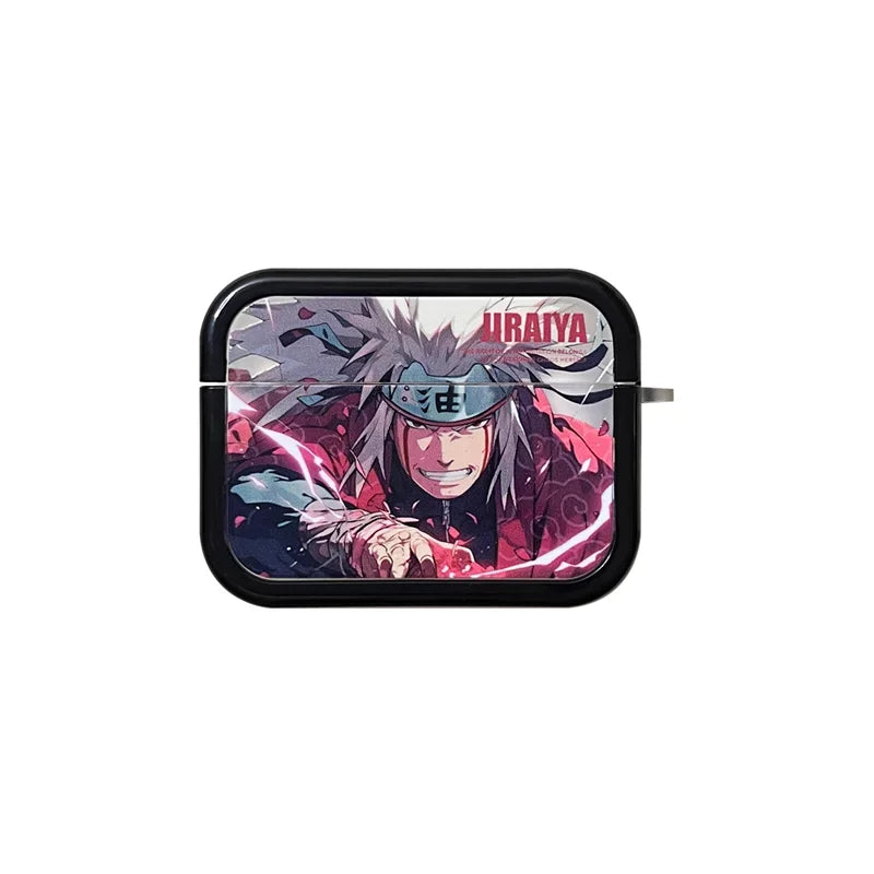 Anime Naruto Jiraiya Payne Itachi Apple Airpods pro2 protective cover 2/3 generation wireless Bluetooth headset shell for men