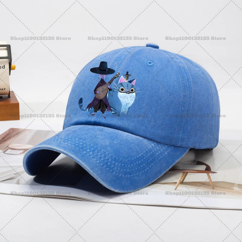 Kpop Demon Hunteres Baseball Cap for Girls Boys Summer Adjustable Sun Hat Anime Cute Retro Sunbonnet Adult Women Headgear Gift