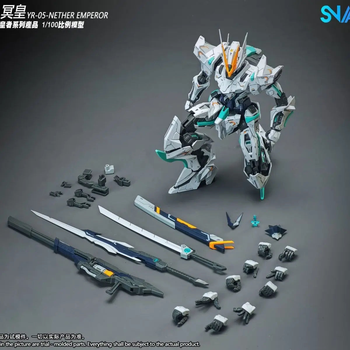 SNAA Yr-05 Nether Emperor Model Kit 1/100 YR05 The Round Table Knights Action Figure Colletion Toys Gifts