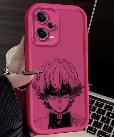 Anime A-Agatsuma Z-Zenitsu Phone Case For Redmi Note 13 12 Pro Plus 5G 13 12 Pro 4G 5G 11 10 Pro 12S 11S 10S Redmi 13C 12 Cover