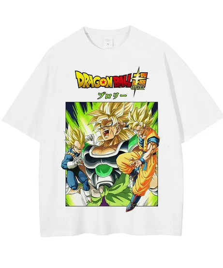 Dragon Ball Z Streetwear T-Shirt – Anime Graphic Cotton Tee