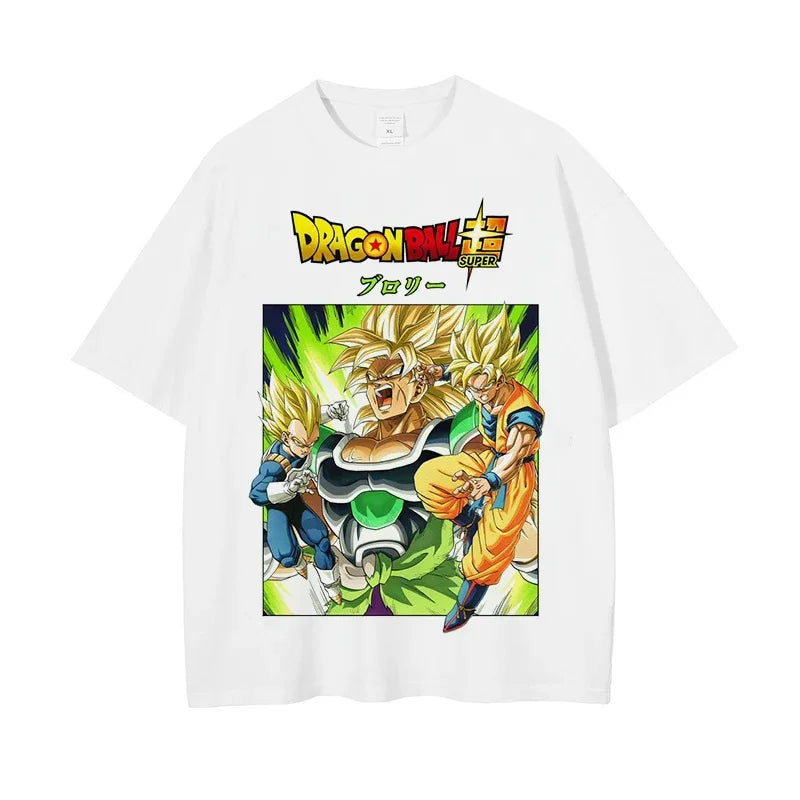 Dragon Ball Z Streetwear T-Shirt – Anime Graphic Cotton Tee