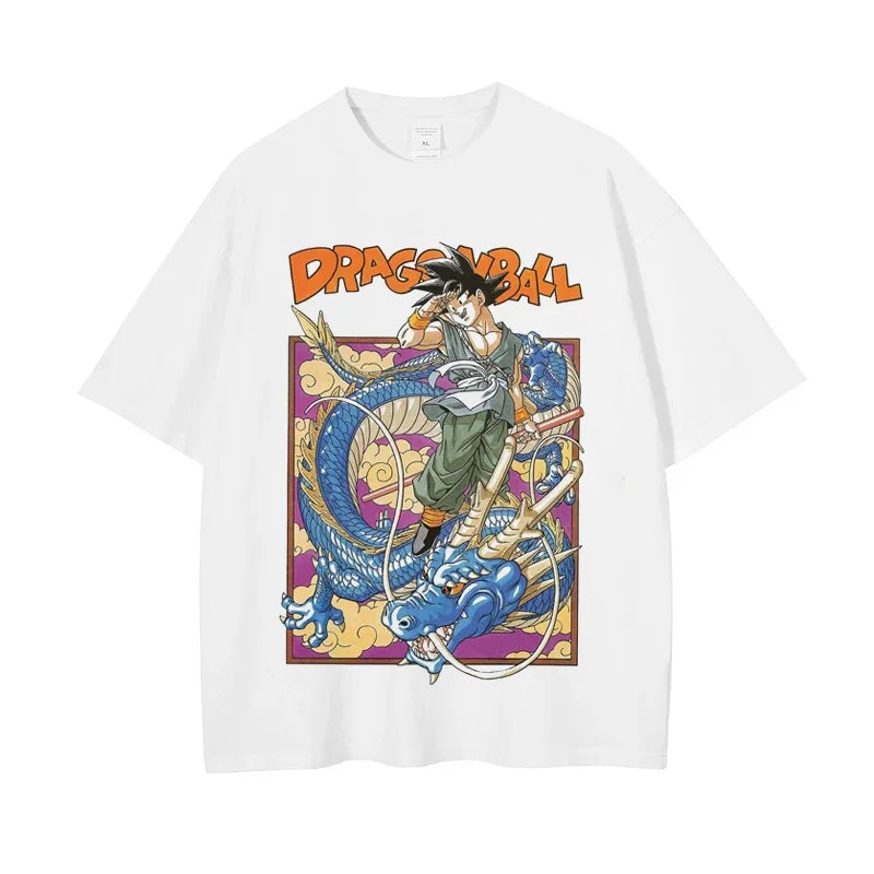 Dragon Ball Z Streetwear T-Shirt – Anime Graphic Cotton Tee