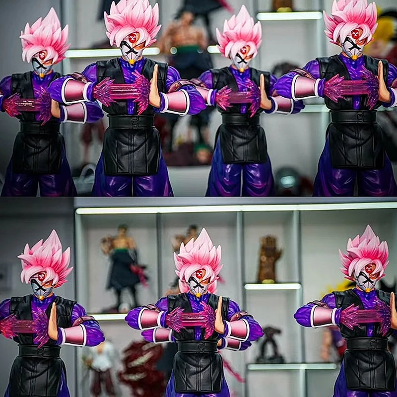 Dragon Ball Anime Son Goku Figure 31cm Super Saiyan Rose Goku Figurine Pvc Gk Statue Model Collection Room Decora Desk Toys Gift