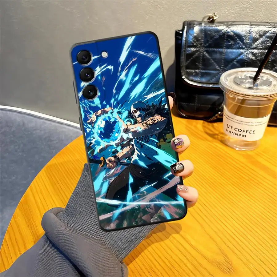 Phone Cover Case for Samsung Galaxy A03 Note 20 Ultra 9 10 A04 A05 A50 A70 A06 A30 A40 A01 A02 A07 A10 A20 Ones Pieces Zoro