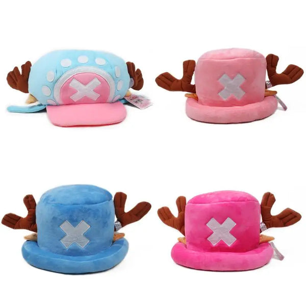 One Piece Chopper Plush Hat — Cute Cartoon Beanie