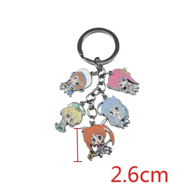 My Hero Academia Anime Metal Keychain With Midoriya Izuku Cosplay Accessories Colorful Pendant for Gift