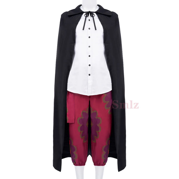 One Piece Shanks Cosplay Costume & Wig — Red Cloak Set