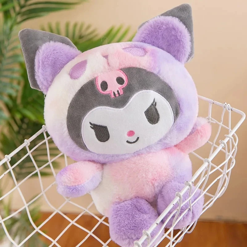 Sanrio 25Cm Anime Kuromid Toys Kawaii Mymelody Cinnamorol Plush Soft Stuffed Animals Doll Plushie Pillow Xmas