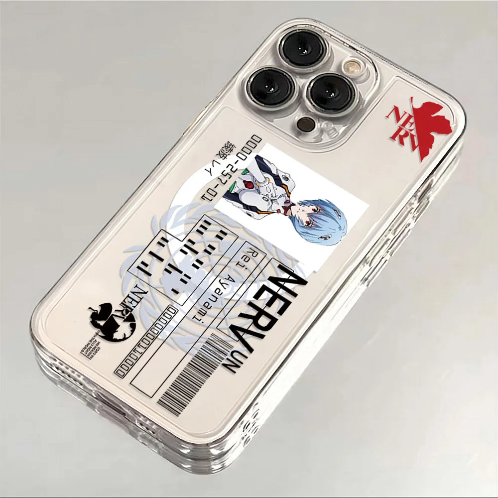 Cool E-Evangelions Magnetic Phone Case for Samsung Galaxy S25 S24 S23 S22 S21 S20 FE Edge Plus Ultra 5G Soft Clear TPU Cover