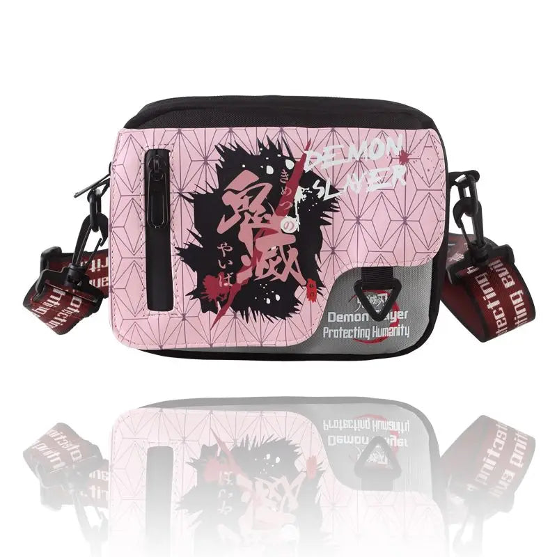 One Piece Anime Shoulder Crossbody Bag Ghost Slayer Blade You Bean Free Wings Naruto Oxford Cloth Casual Bag