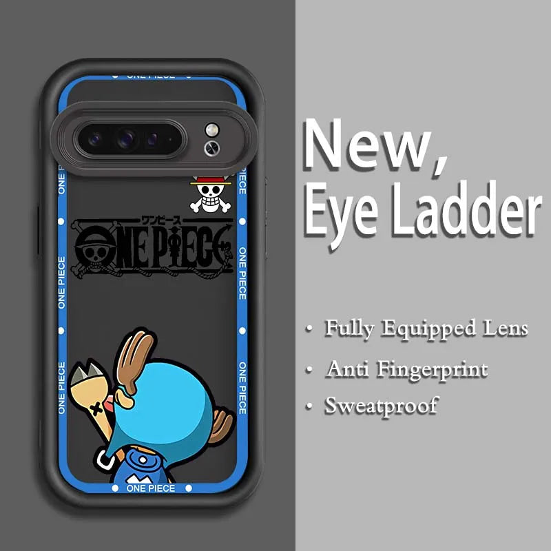 Roronoa Zoro Eye Ladder Case – One Piece Soft TPU Cover for Pixel 9–7A Pro 5G
