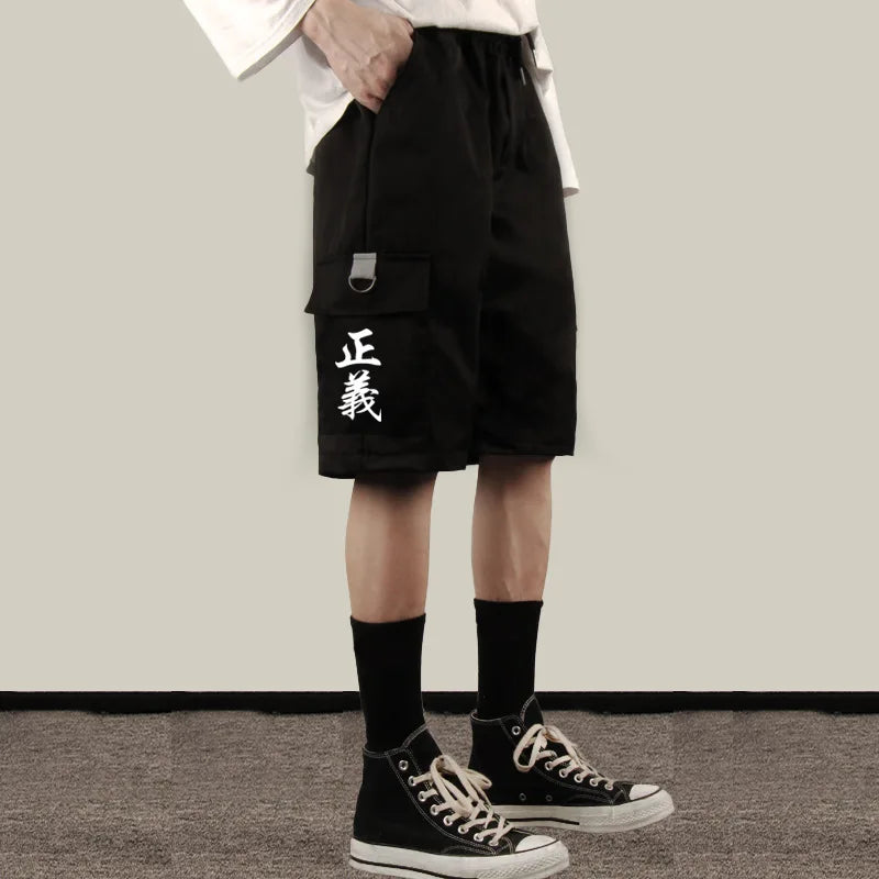 ONE PIECE Chopper White Beard Tooling Shorts Sweatpants Anime Two-dimensional Trend Five-point Casual Pants for Men and Women