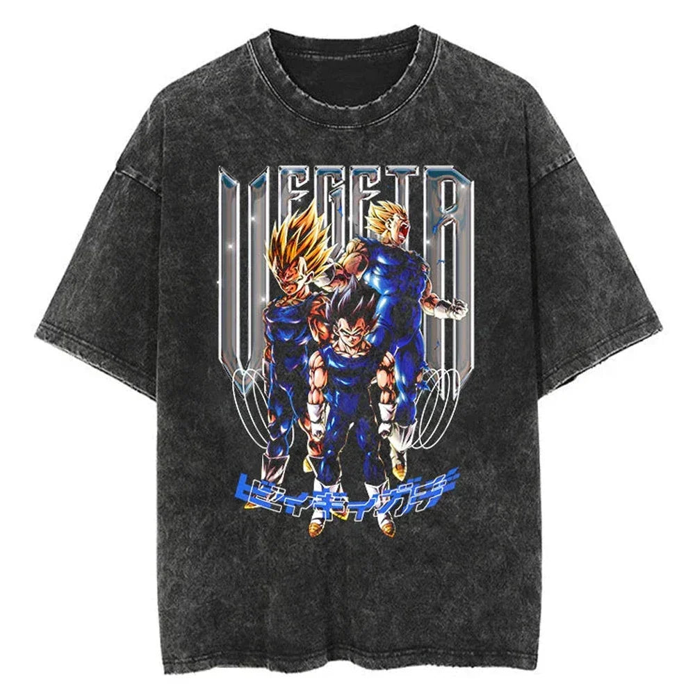 Dragon Ball Oversized Vintage T-Shirt – Streetwear Cotton Tee