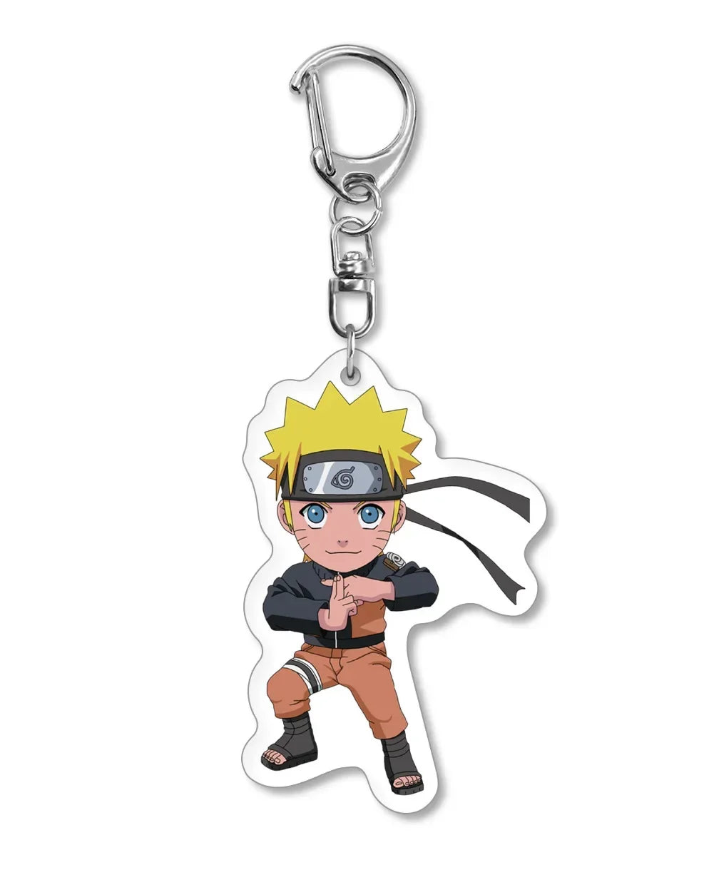 Naruto Keychain Key Accessories Acrylic Key Holder Kakashi Key Chain Ring Jewelry Bag Pendant for Girl Trinket Gift New