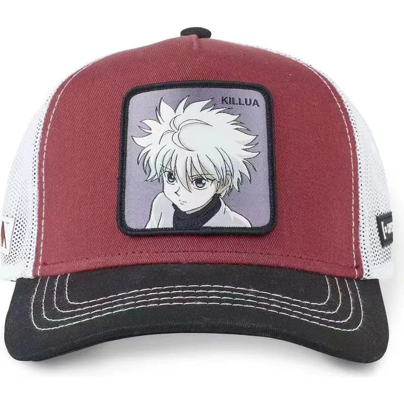 Hunter x Hunter Trucker Hat – Killua, Gon & Hisoka Anime Cap