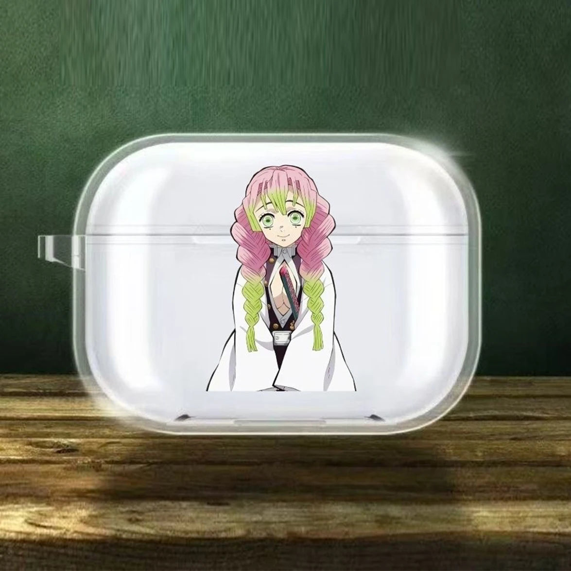 Anime Demon S-Slayer Cool Case Soft silicone TPU Case For AirPods4 Pro 1 2 3 Clear Transparent Bluetooth Earphone Case